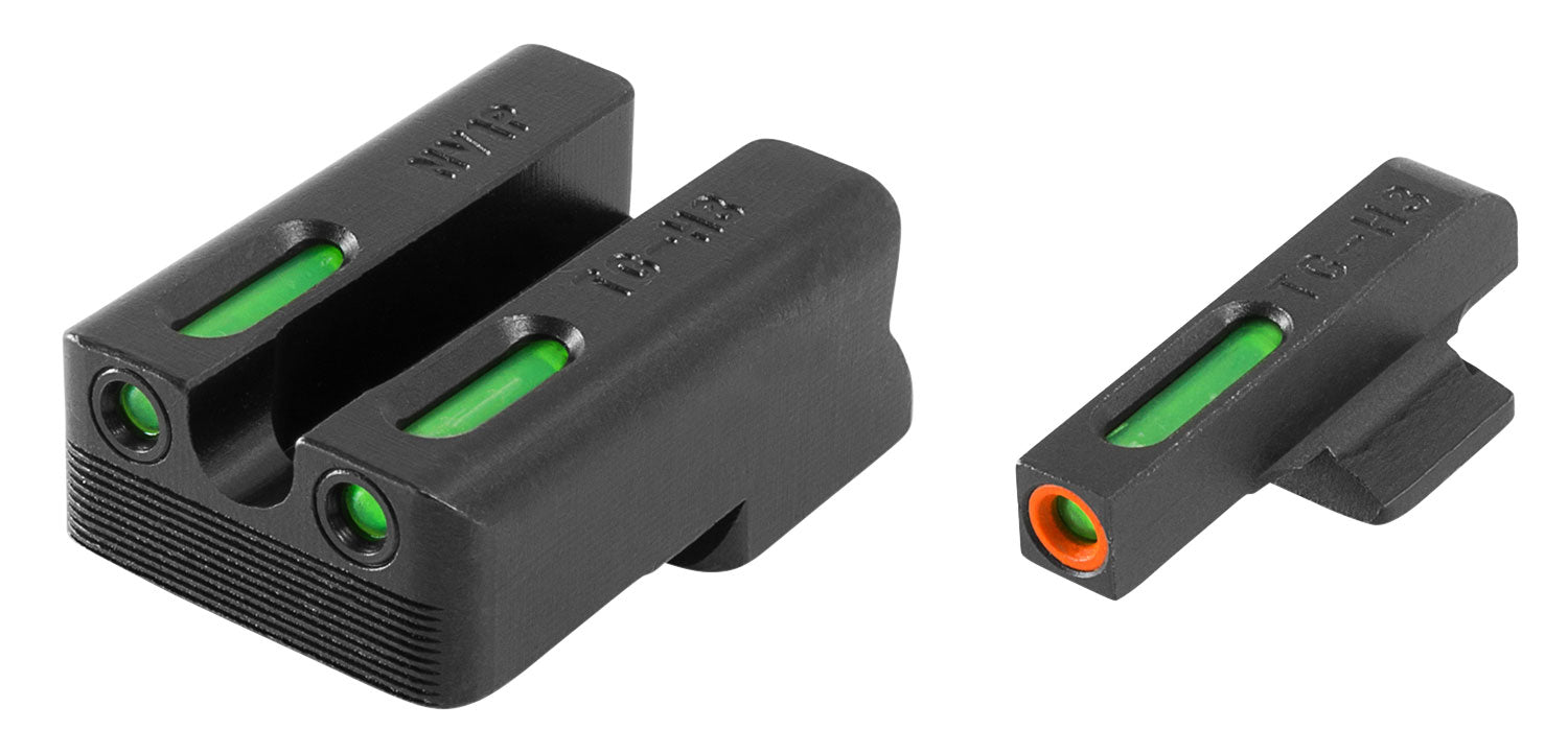 TruGlo TFX Pro TG13NV1PC 1911 Government 5" Orange Outline Front & Tritium Rear Sight Set
