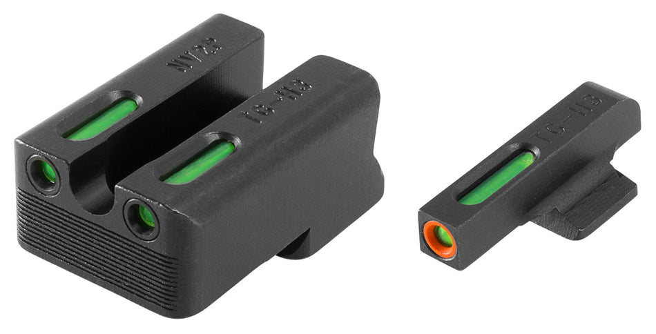 TruGlo TFX Pro TG13NV3PC 1911 Officer/Commander Orange Outline Front & Tritium Rear Sights