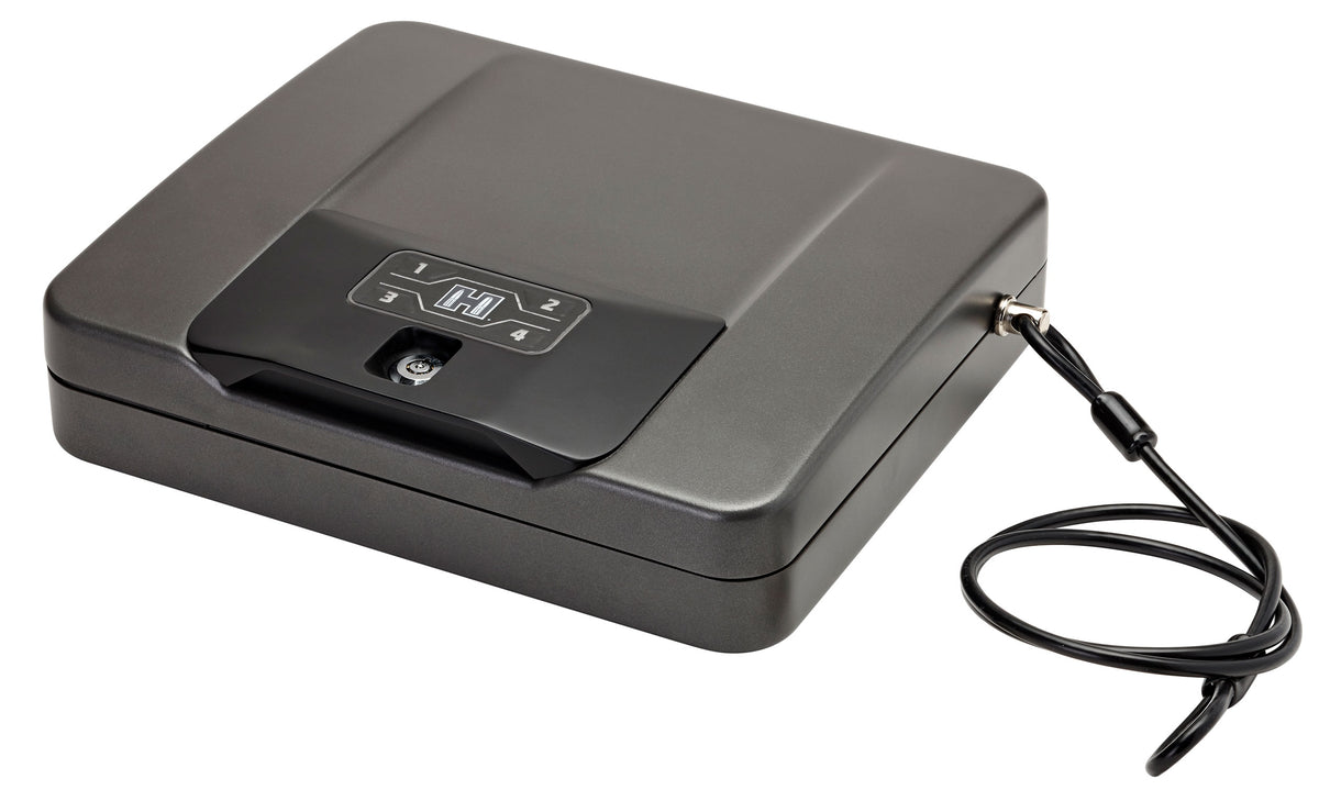 Hornady 98141 4800KP Rapid Safe RFID Access Code Key Lock Black Steel Pistol Safe