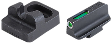TruGlo TG13RM1PB TFX Pro Remington Shotgun Tritium Fiber Optic White Outline Front Sight with Black Rear