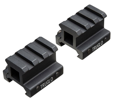 TruGlo TG8982B Matte Black Anodized Picatinny Riser Mount