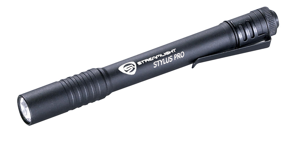 Streamlight Stylus Pro 66118 Black 100 Lumen White C4 LED Compact Pen Flashlight