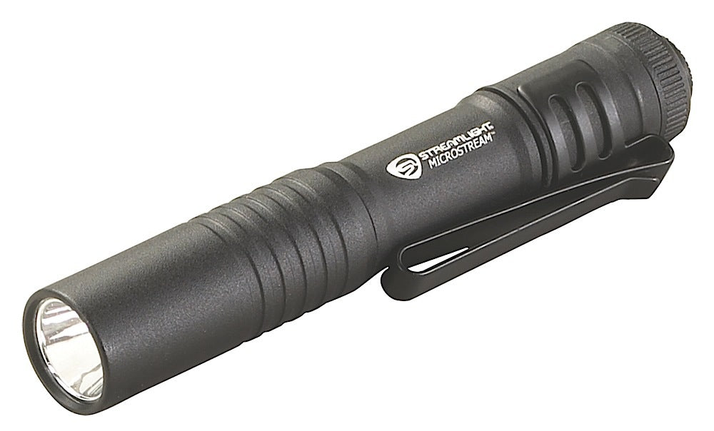 Streamlight MicroStream 66318 Black 45 Lumen White C4 LED Single AAA Pocket Light