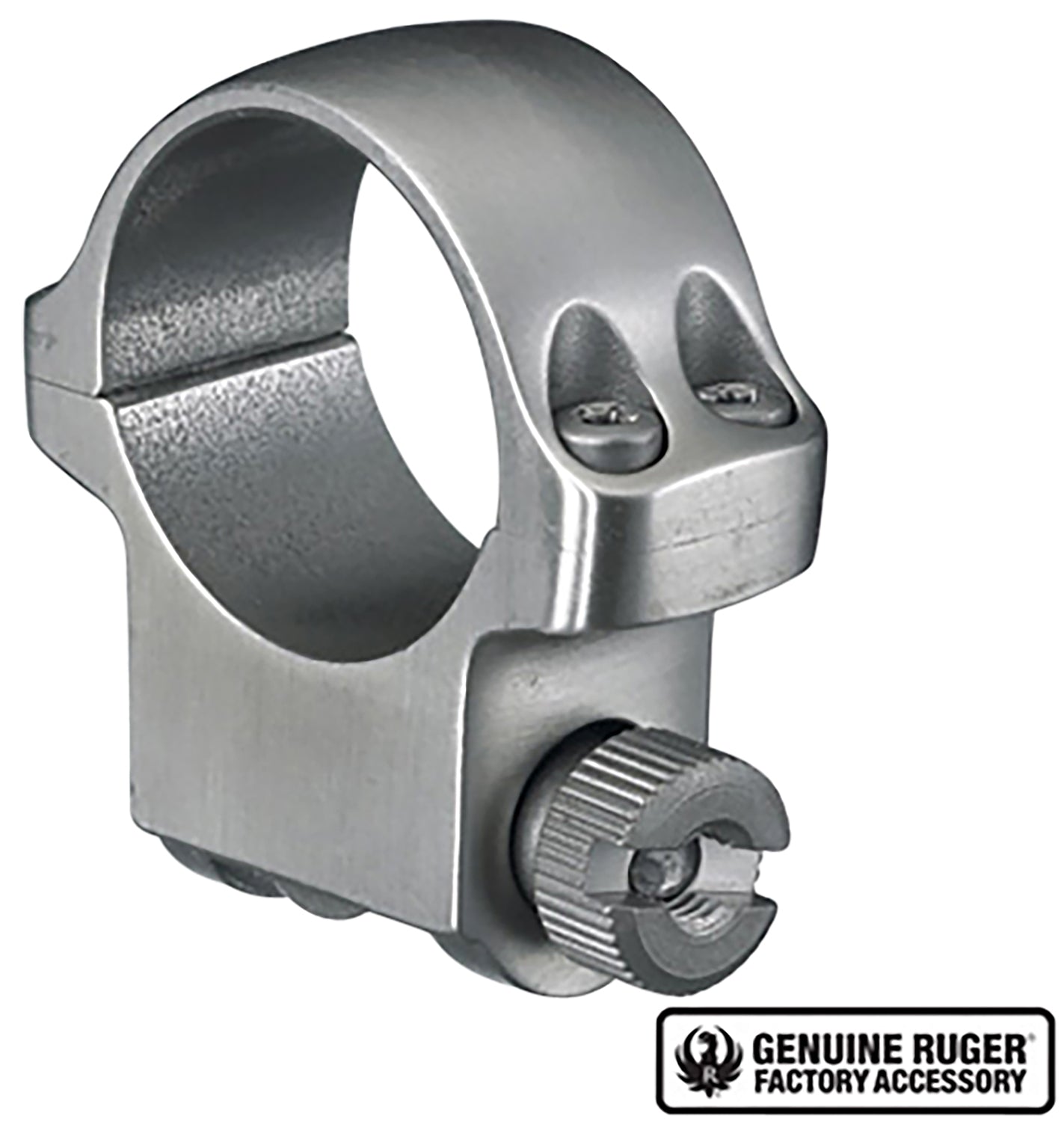 Ruger 90282 Silver 1-Inch Medium Scope Ring