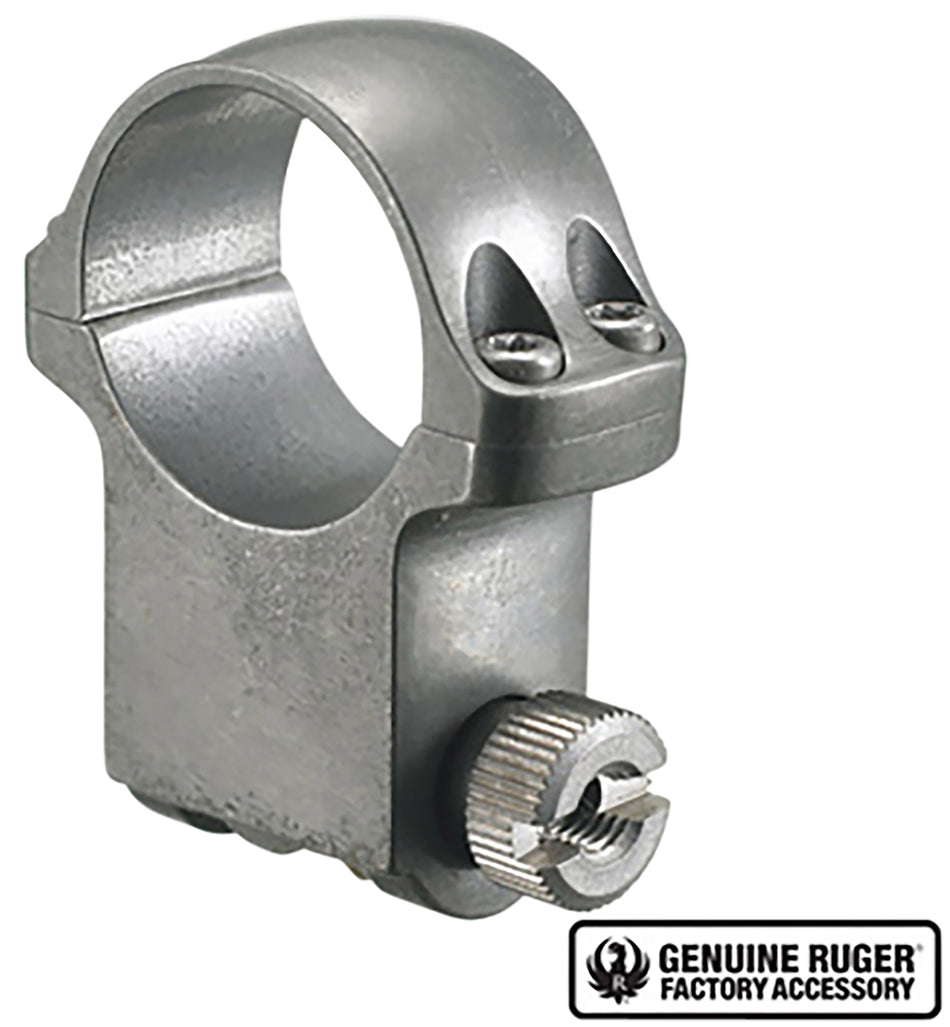 Ruger 6KTG 90296 Silver 1" Extra High Scope Ring