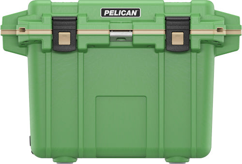 Pelican 50Qt Elite Cooler - Hunter Green and Tan