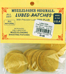 M-Loader Original Wonder Lube Patches 50-59 Caliber .010 100PK