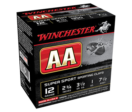 Winchester 12 Gauge Shotgun Shells  #7.5 1 oz 2.75 in