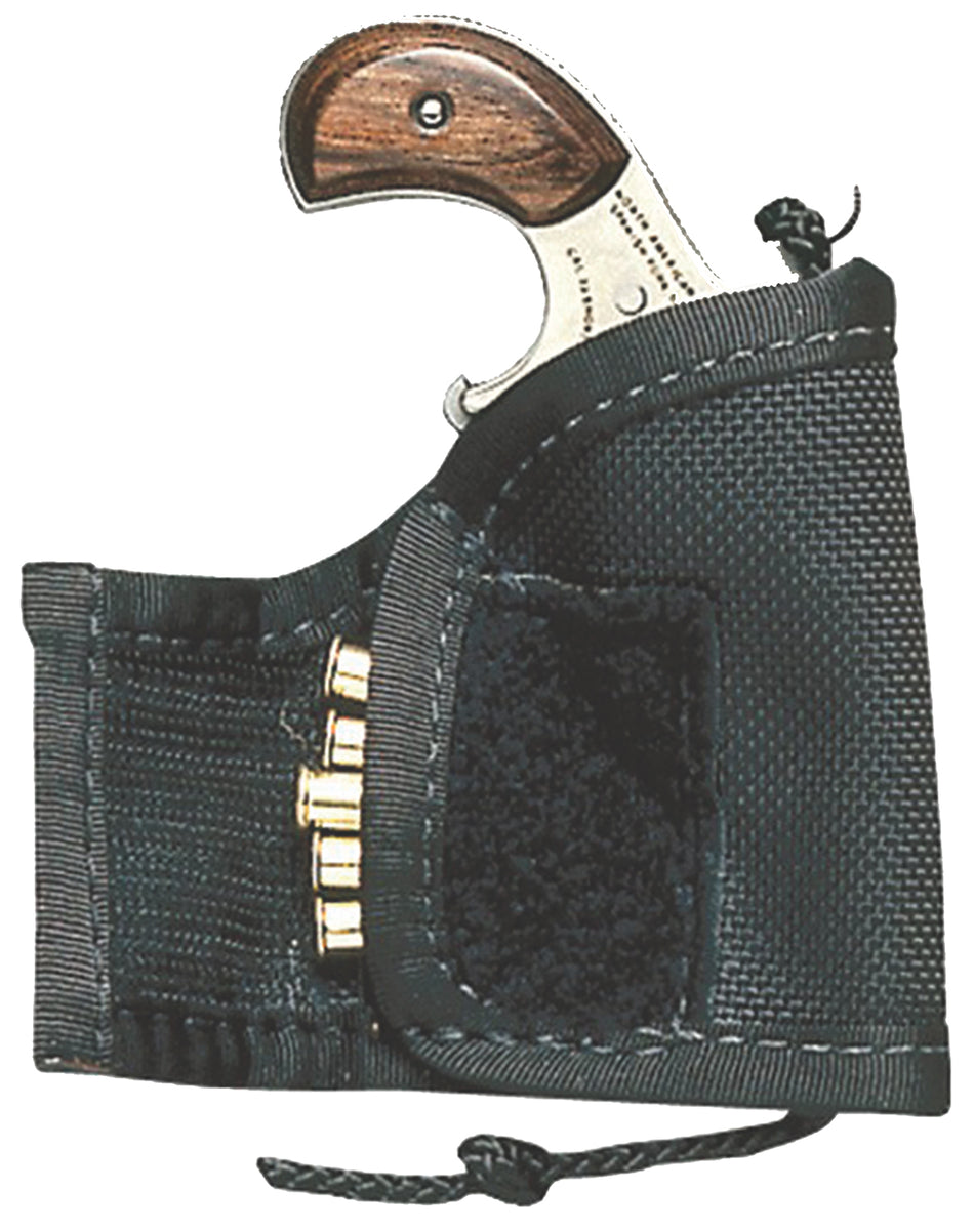 NAA HPKL Black Nylon Pocket Holster with Ammo Pouch for NAA 22LR Frame Mini-Revolver