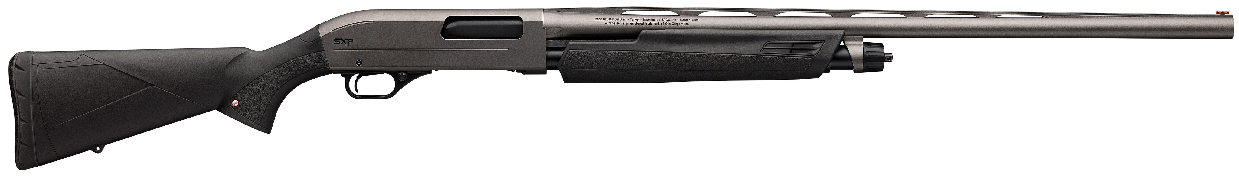 Winchester SXP Hybrid Full-Size 12 Gauge Pump Shotgun, 3" Chamber, 4+1 Capacity, 28" Gray Perma-Cote Barrel, Black Synthetic Stock, Right Hand