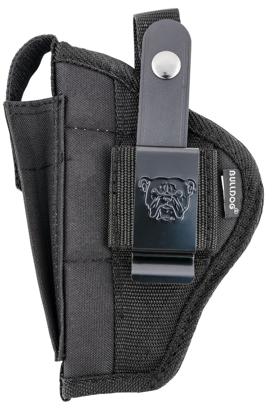 Bulldog FSN7 Extreme OWB Black Nylon Belt Clip Holster S&W M&P and Glock 19 Standard Autos 2-4 Inch Ambi