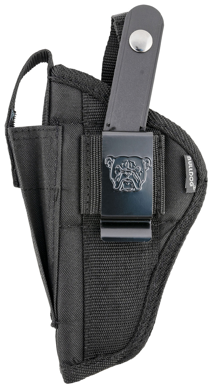 Bulldog FSN8 Extreme OWB Black Nylon Belt Clip Holster Glock 20 21 Large Frame Autos 3.50-5 Inch Ambi
