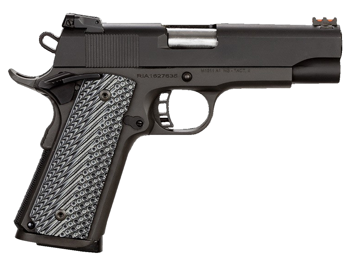Rock Island 51487 Rock Ultra MS .45 ACP, 4.25" Barrel, Black Parkerized, 8+1 Capacity, G10 Grip