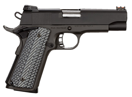 Rock Island 51487 Rock Ultra MS .45 ACP, 4.25" Barrel, Black Parkerized, 8+1 Capacity, G10 Grip