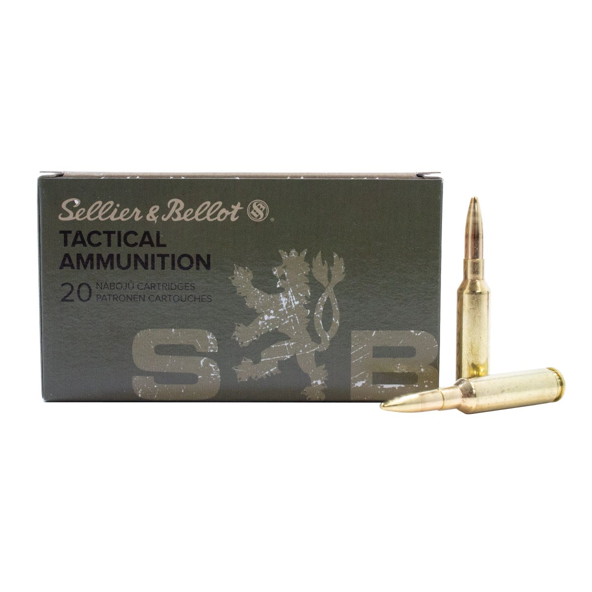 Sellier & Bellot (S&B) 6.5mm Creedmoor SB65A Tactical Full Metal Jacket Boat Tail FMJBT 140 Grain