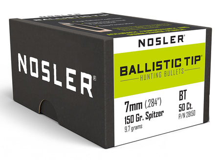 Nosler 150gr Ballistic Tip 7mm Spitzer Point Bullet 50-Pack