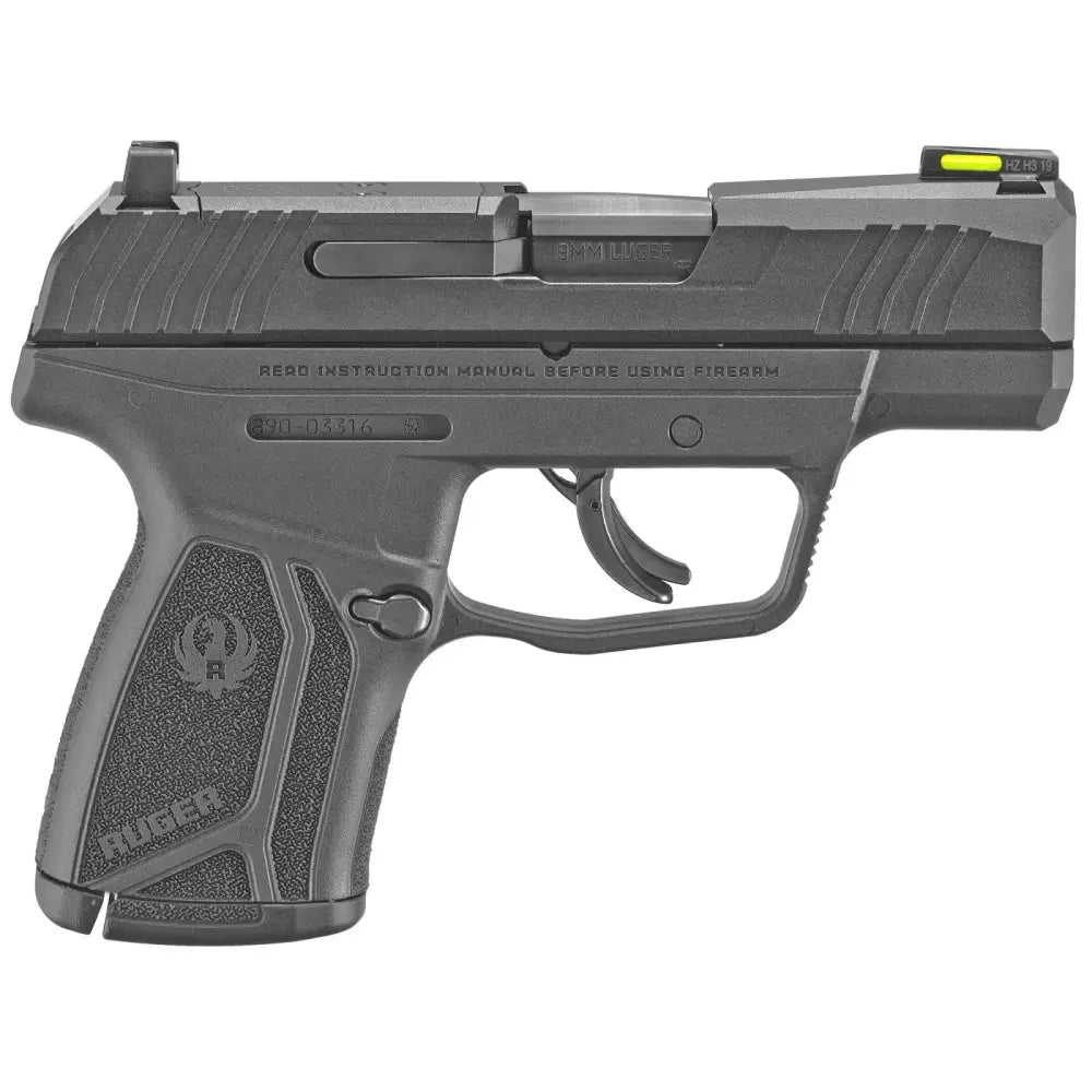 Ruger MAX-9 9mm Pistol, 3.2" Optic Ready, Black Slide/Frame, 10+1