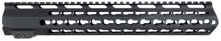 Aim Sports MTK13H308 AR-10 High Profile 13.50" KeyMod Handguard for .308, Black Anodized Aluminum