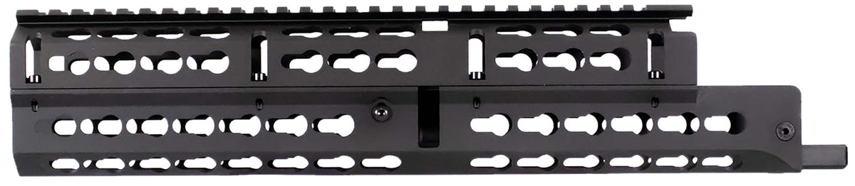 Aim Sports MKAK04 Russian AK-47 Long 13.40" KeyMod Handguard with Picatinny Rail, Black Anodized