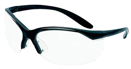 Uvex Vapor II Adult Shooting Glasses Clear Lens Anti-Fog Black Nylon Frame