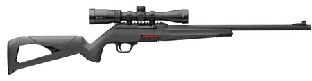 Winchester Wildcat w/Optic Full Size .22 LR 10+1 18" Threaded Barrel Rifle, Gray Thumbhole Synthetic Stock