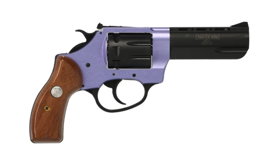 Charter Arms Pathfinder II .22 LR Lavender/Wood 3.5-Inch 8-Shot Revolver