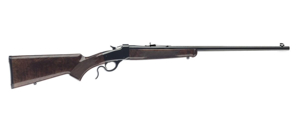 Winchester Model 1885 Low Wall Hunter 22 WMR Single Shot 24" Blued Octagon Barrel Rifle