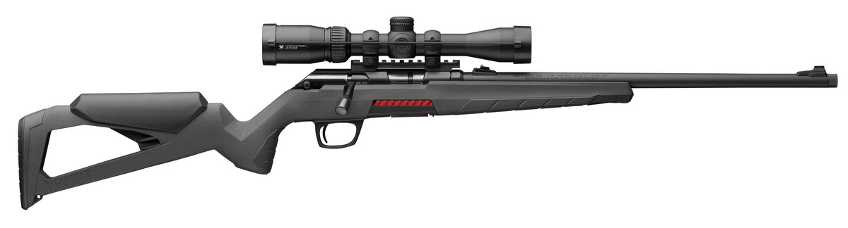 Winchester Repeating Arms 525234186 Xpert w/Optic Full Size 17 WSM 8+1 16.50" Matte Black Threaded Sporter Barrel, Drilled & Tapped Steel Receiver, Gray Synthetic Molded Stock, Vortex Crossfire II 2-7