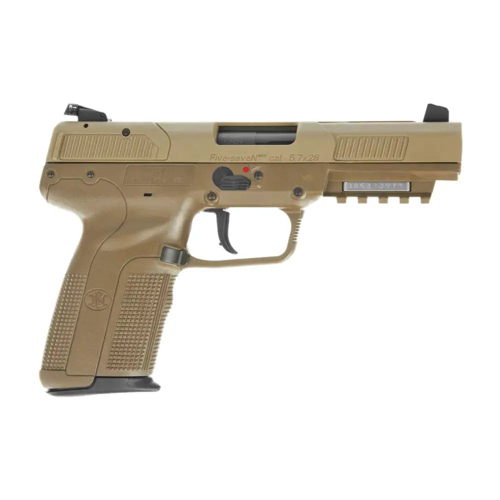FN Five-Seven 5.7x28mm Pistol - FDE, Includes Two 10-Round Magazines