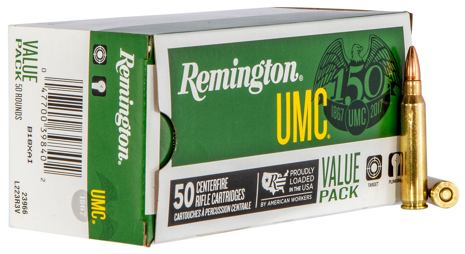 Remington .223 Remington R23966 UMC Value Pack Full Metal Jacket FMJ 55 Grain