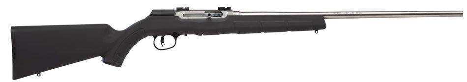 Savage Arms 47216 A22 FSS 22 LR 10+1 22" Matte Stainless Rifle - Black Synthetic Stock, Right Hand