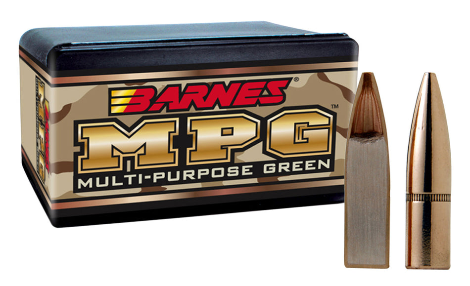 Barnes Bullets MPG 223 Caliber 55gr Green Frangible Bullet 100-Count Box