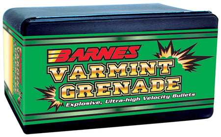Barnes Bullets Varmint Grenade 223 Cal 50gr Flat Base Hollow Point 100-Count Box