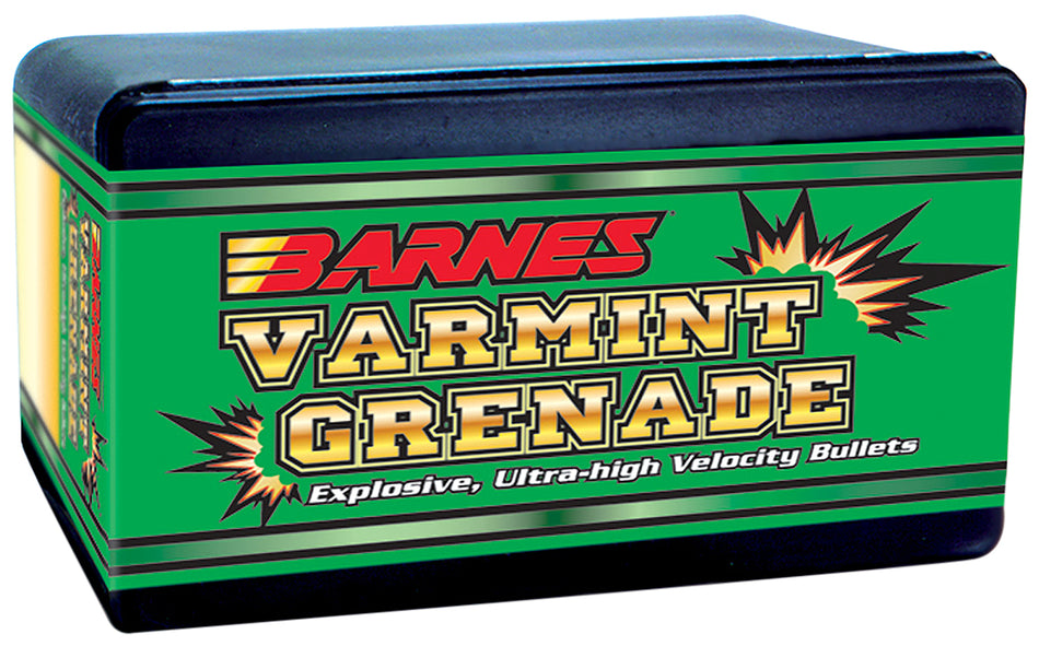 Barnes Bullets Varmint Grenade 223 Cal 50gr Flat Base Hollow Point 100-Count Box
