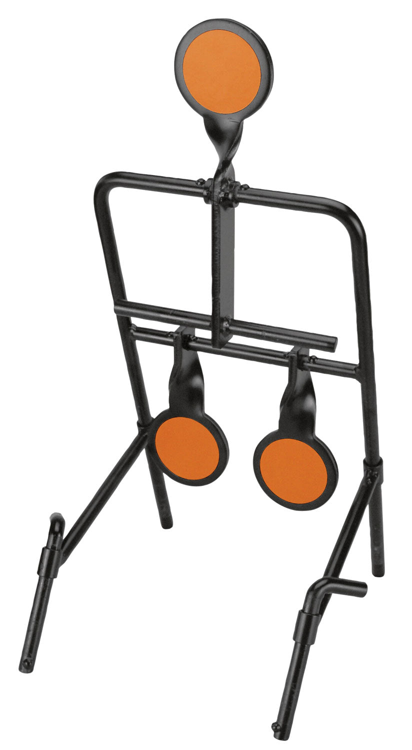 Caldwell Resetting Steel Handgun Target 3.50" Black/Orange Circle Impact Enhancement