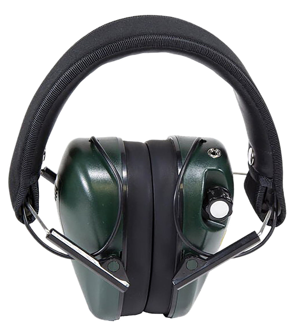 Caldwell 487557 Low-Profile E-Max 23 dB Electronic Earmuff Over the Head Green/Black