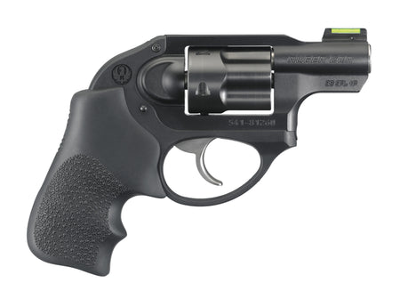 Ruger 5418 LCR 38 Special +P 5 Shot 1.87" Matte Black Barrel, Black PVD Cylinder, Matte Black Aluminum Frame, Hogue Tamer Monogrip Grip, Concealed Hammer