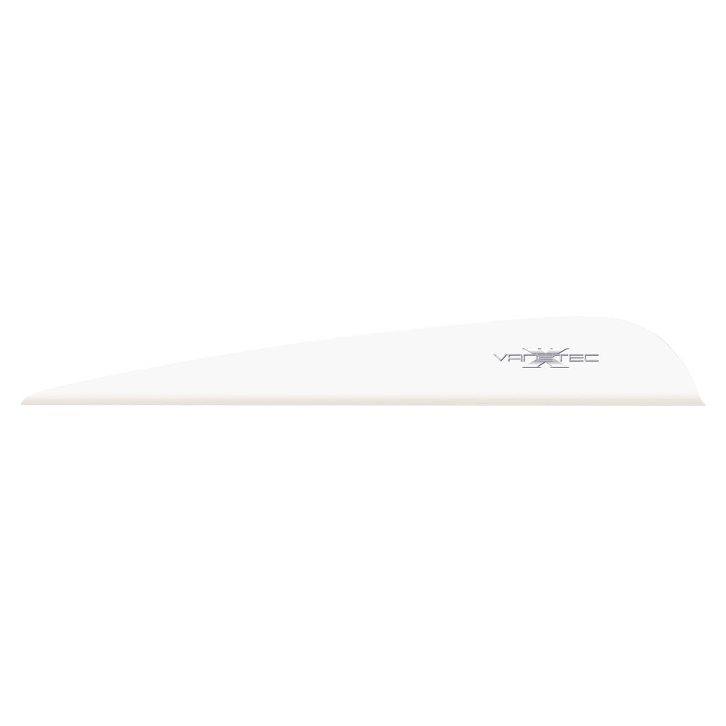 VaneTec V-Max White Arrow Vanes 4 in. 100 pk.