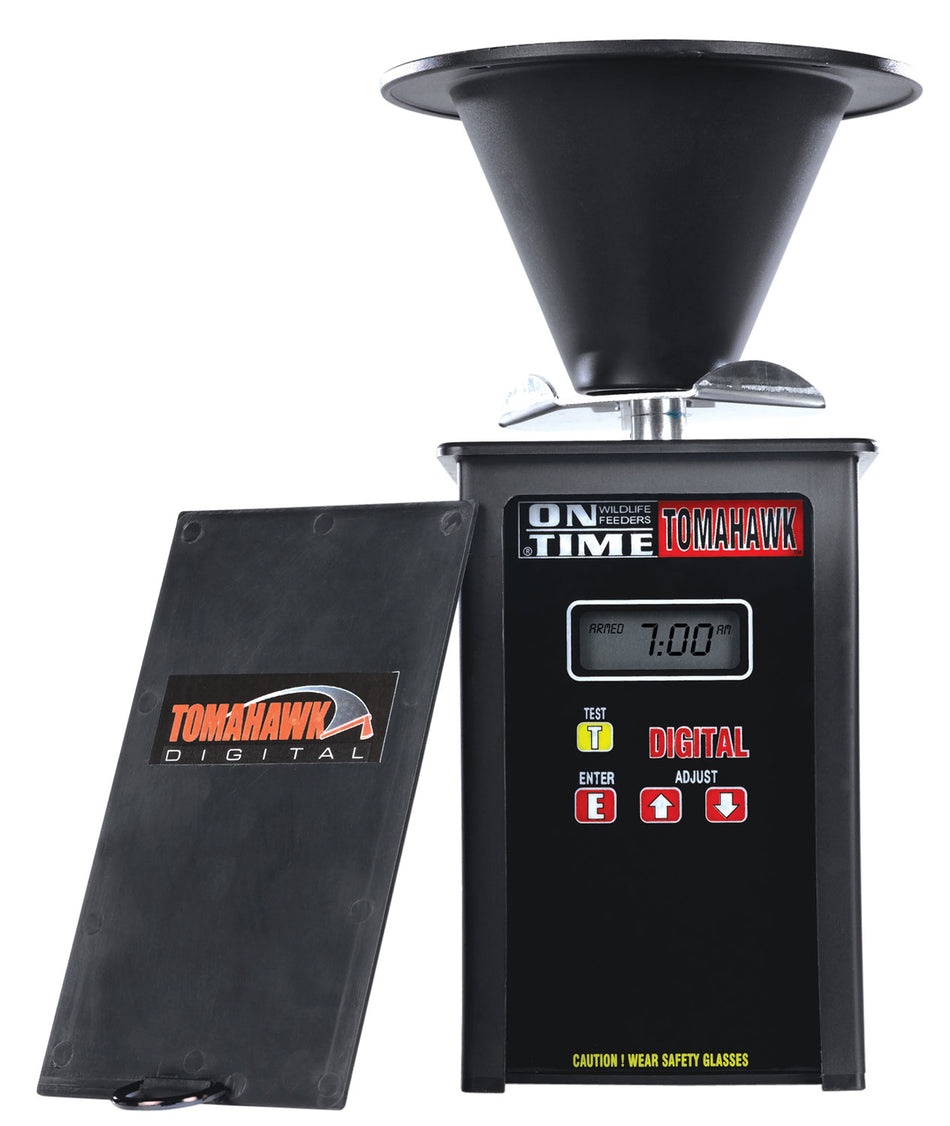 On Time 49000 Tomahawk VL Timer, 4 Daily Feed Programs, Up to 20 Sec Duration, Universal Mount, Black