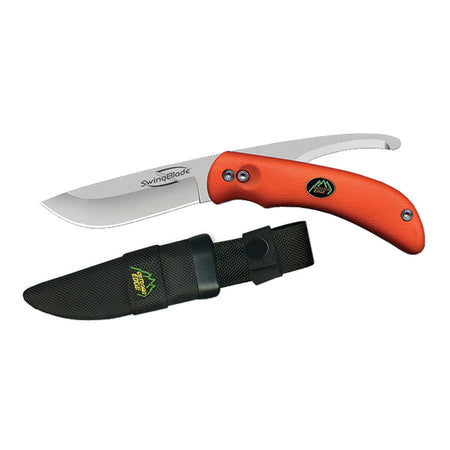 Outdoor Edge Swing Blade Skinner Gutting Knife Orange