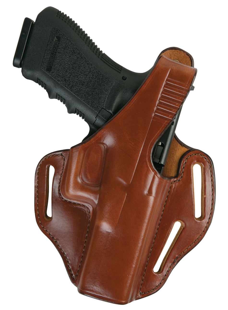 Bianchi 24116 77 Piranha Pancake Holster Tan Leather Size 01 Fits S&W J-Frame 2" Barrel Right Hand