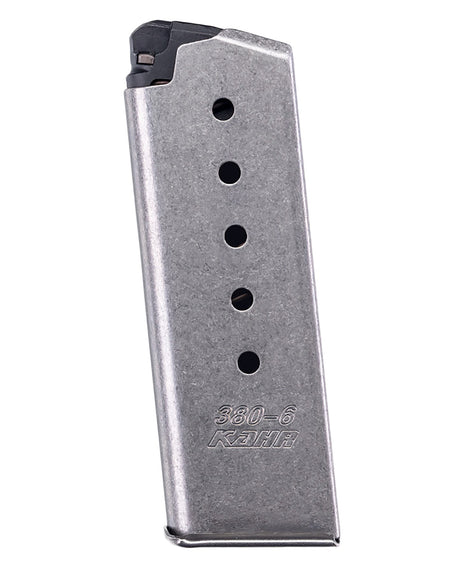 Kahr Arms K386 Stainless Detachable 6-Round .380 ACP Magazine for Kahr P-Series/CT