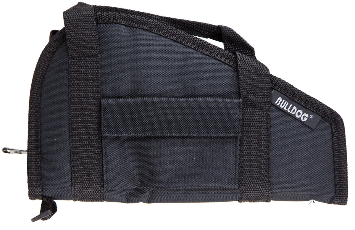 Bulldog BD600 Small Black Nylon Pistol Rug with Full-Length Zipper and Soft Padding