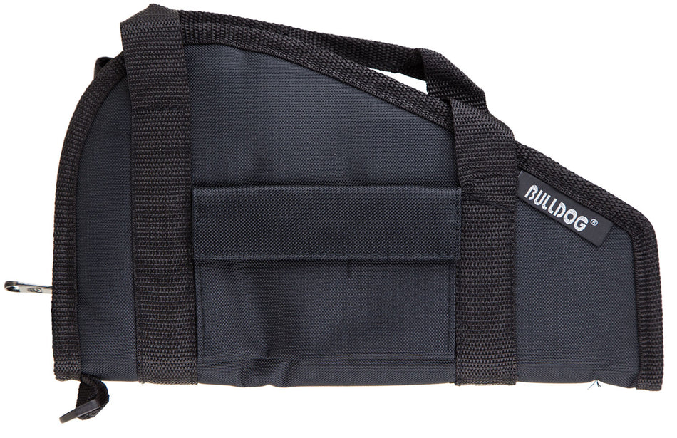 Bulldog BD600 Small Black Nylon Pistol Rug with Full-Length Zipper and Soft Padding