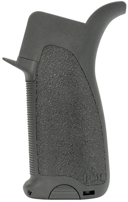 BCM GFGMOD1BLK BCMGunfighter Mod 1 Black AR-Platform Pistol Grip with Hinged Trap Door