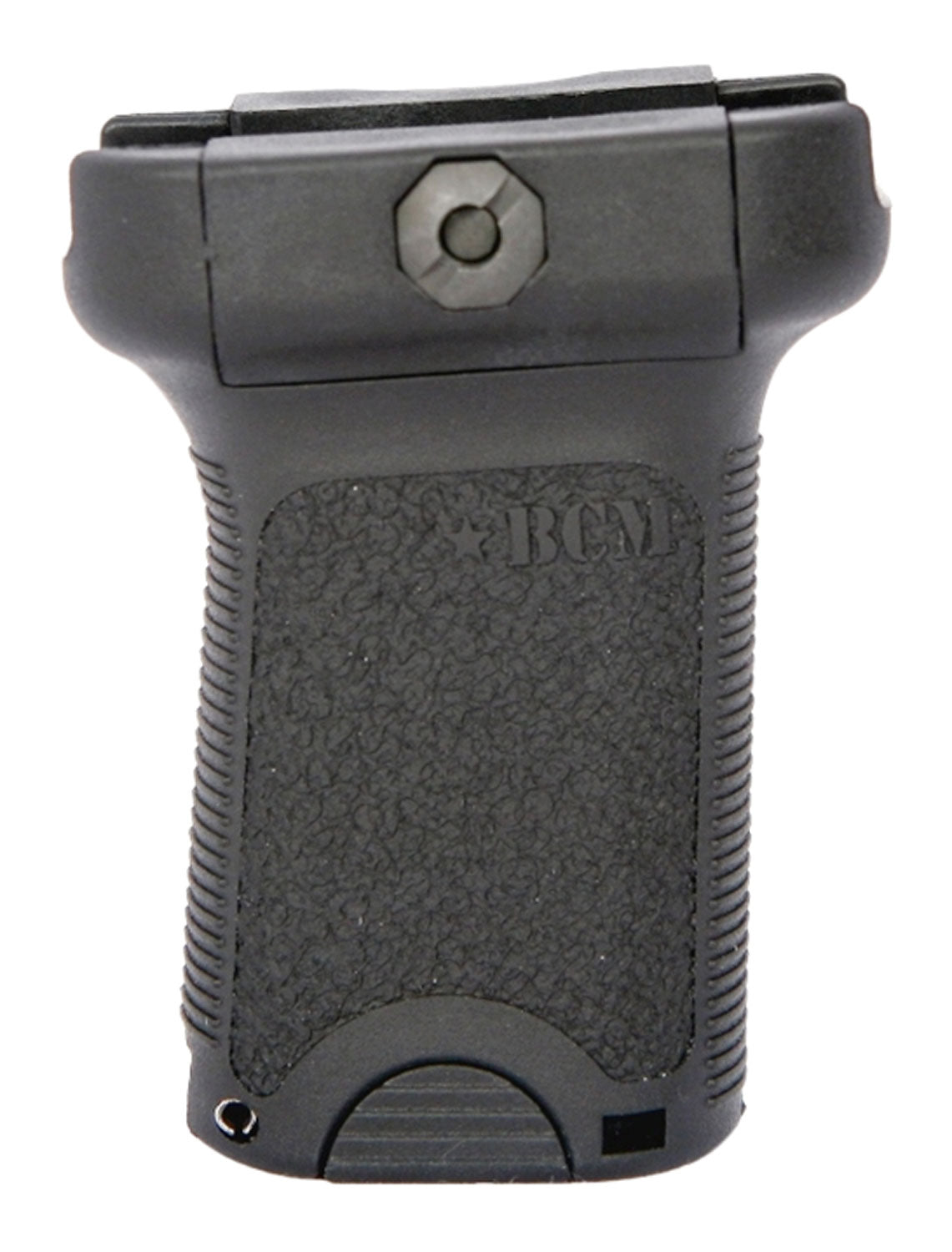 BCM VGSBLK Gunfighter Short Vertical Grip Black Aggressive Texture Picatinny Rail with Storage