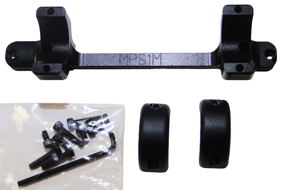 DNZ MPS1M Game Reaper 1" Scope Mount/Ring Combo for Mossberg Matte Black