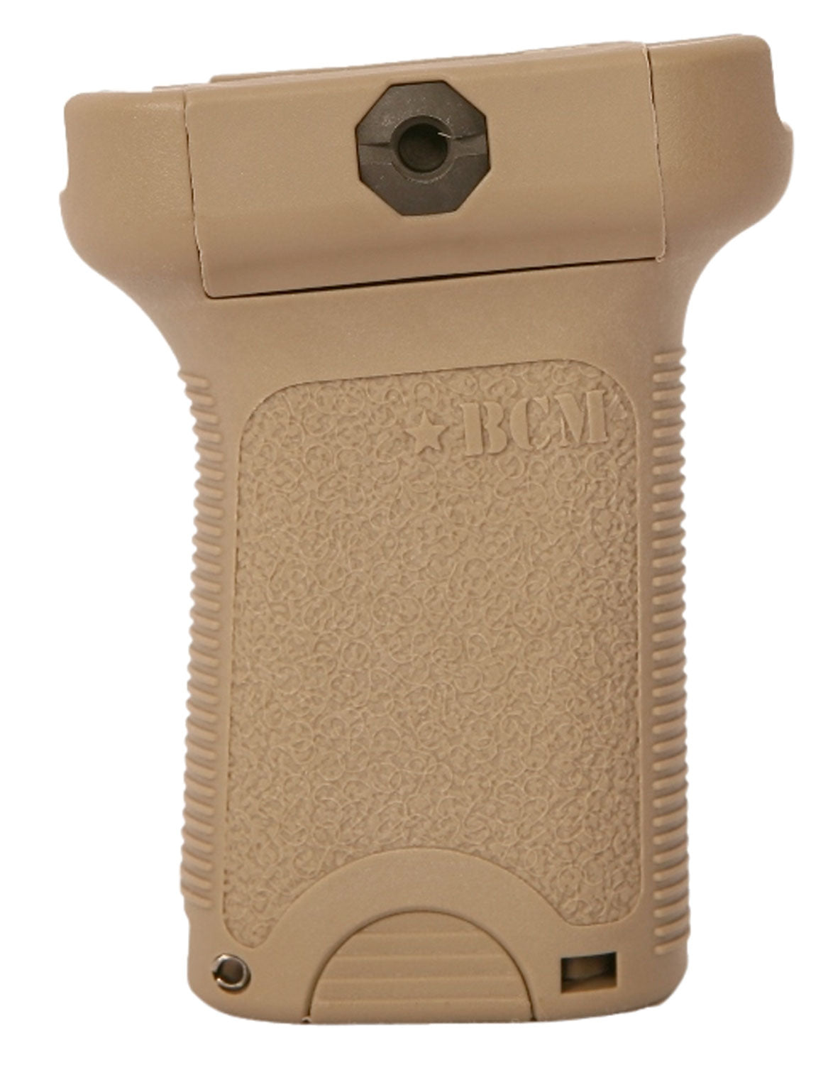 BCM VGSFDE Gunfighter Short Vertical Grip Flat Dark Earth Aggressive Texture Picatinny Rail
