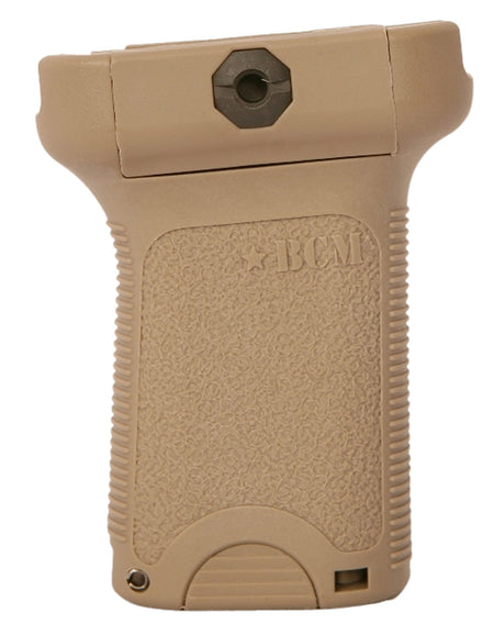 BCM VGSFDE Gunfighter Short Vertical Grip Flat Dark Earth Aggressive Texture Picatinny Rail