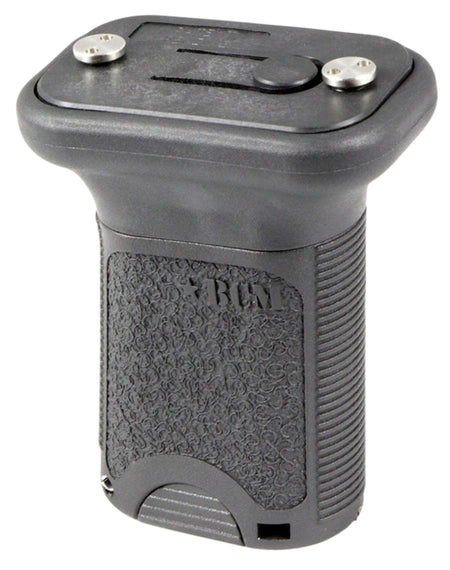BCM VGSKMBLK Gunfighter Short Vertical Grip Black KeyMod Interface with Interior Storage